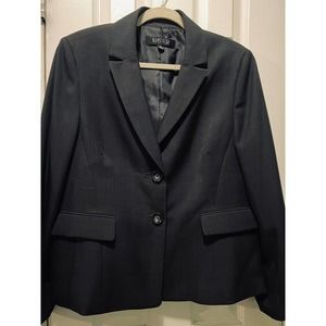 Women’s Black Kasper Blazer Size $16 New With Tags